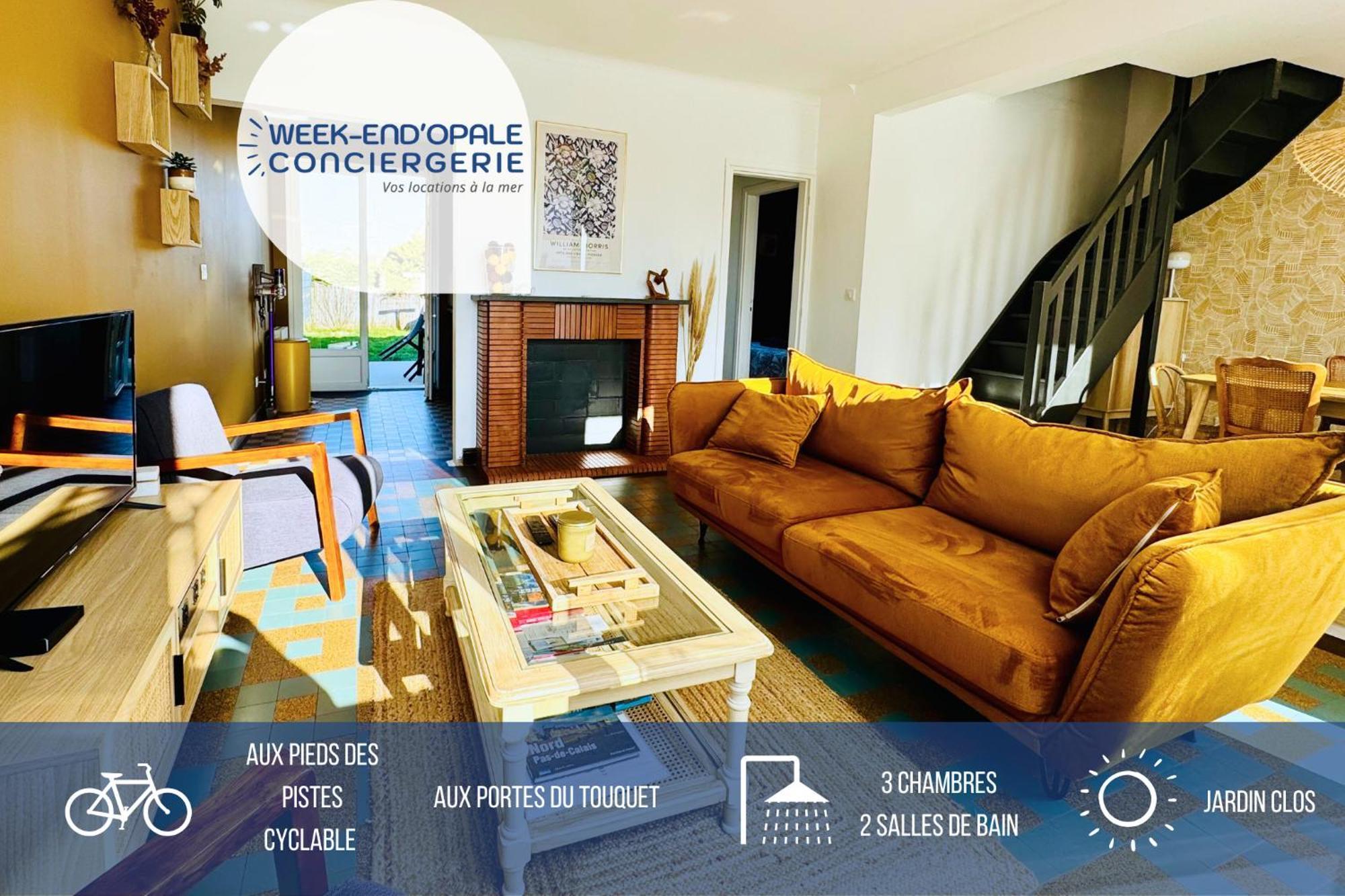 Jolie Maison A 2 Pas De La Foret Du Touquet 屈克 外观 照片